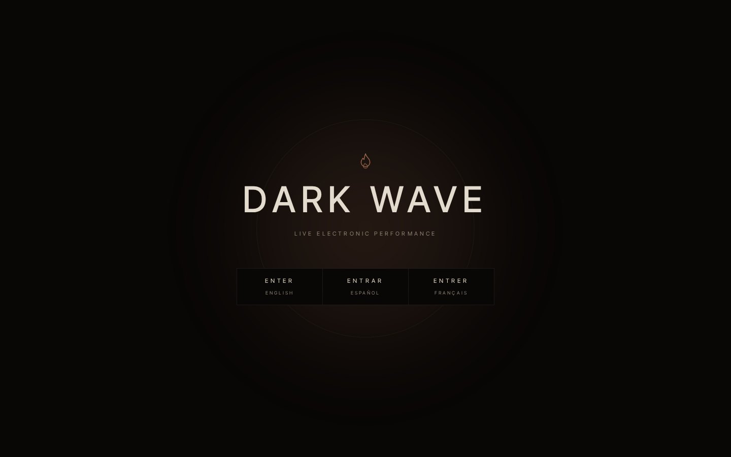 Sitio web de DARK WAVE